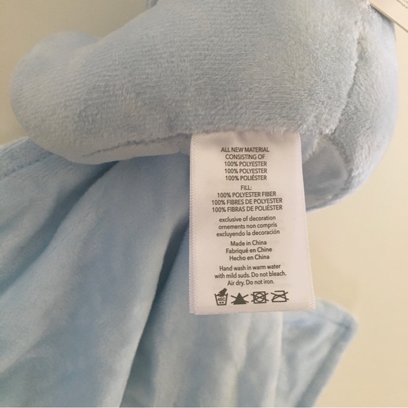NEW Lovey Security Blanket Soft Baby Toy Little Blue Bear Gift 6M+ | Rene Rofe - Picture 11 of 11